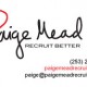 Paige Mead business card