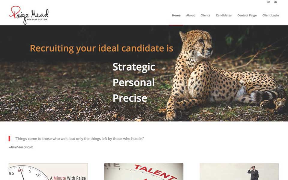 Paige Mead Recruiting Website